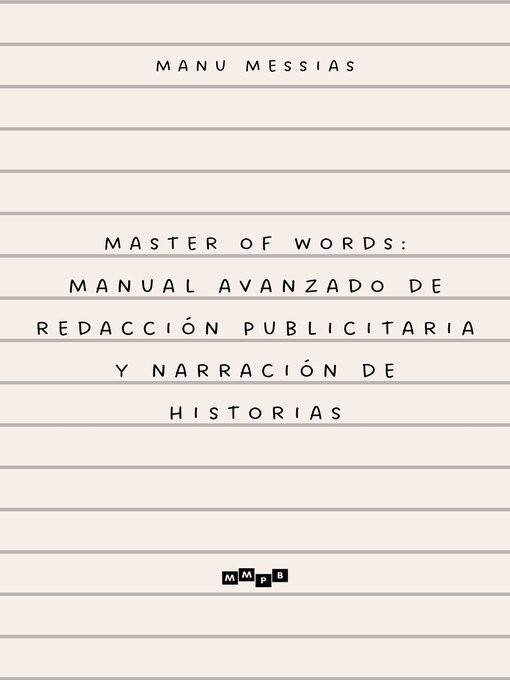 Title details for Master of Words by Manu Messias - Available